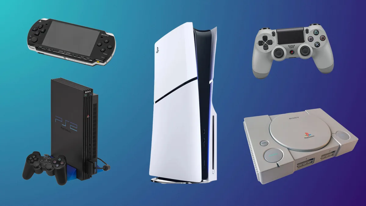 همه نسخه های کنسول یازی Play Station