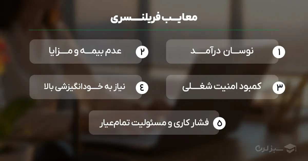 معایب فریلنسری